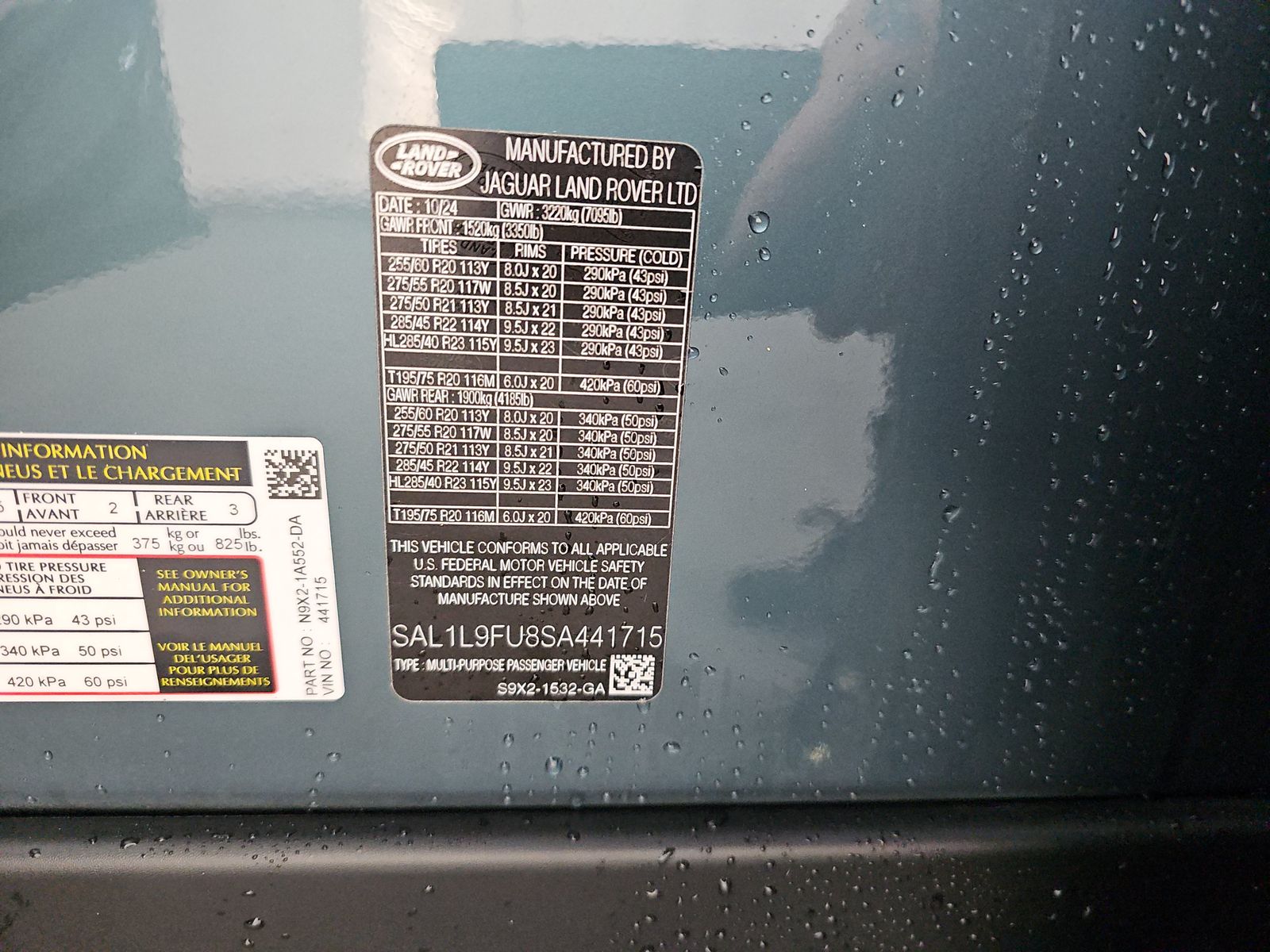 2025 Land Rover Range Rover Sport Dynamic SE AWD