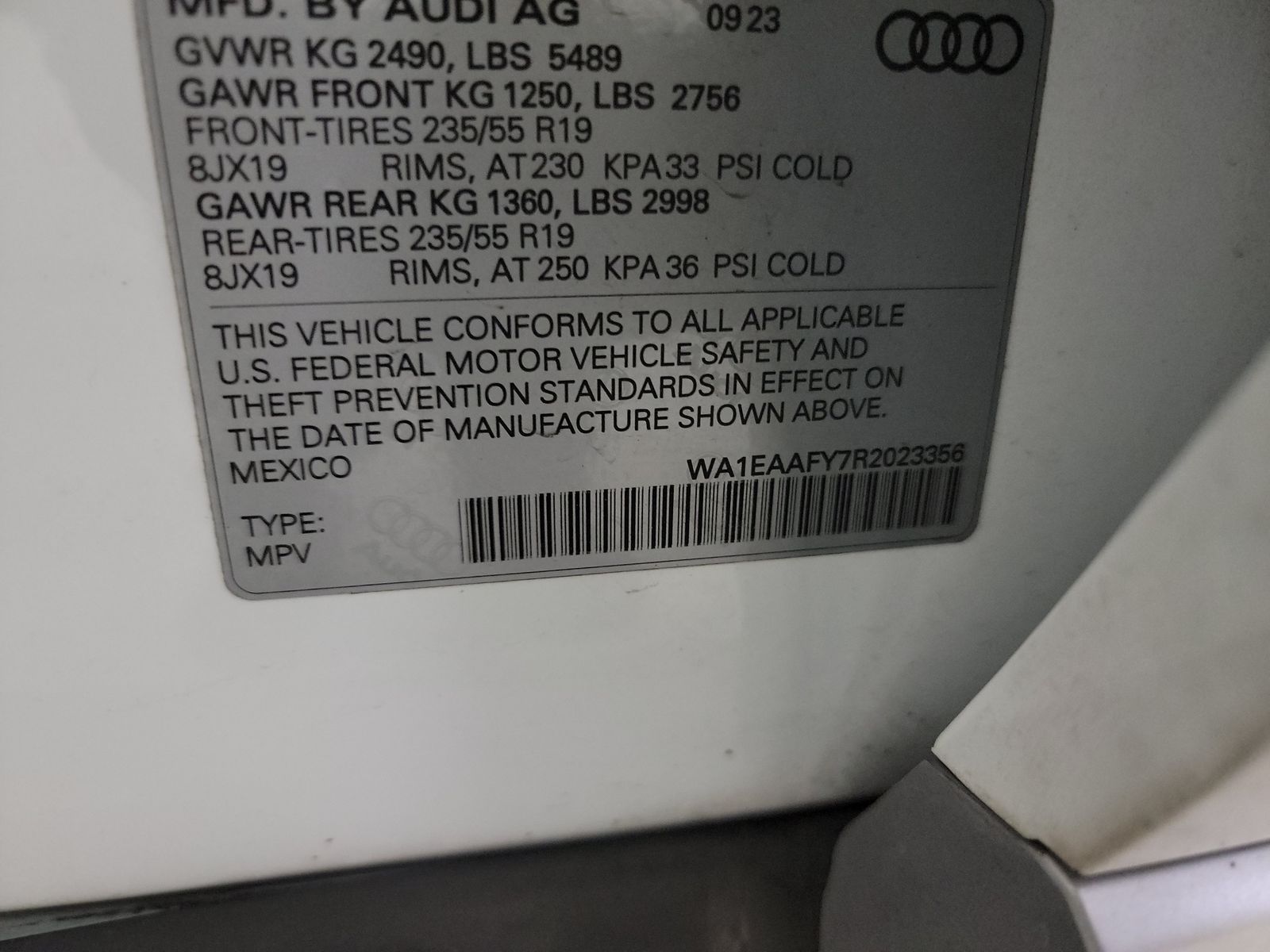 2024 Audi Q5 S line Premium Plus AWD