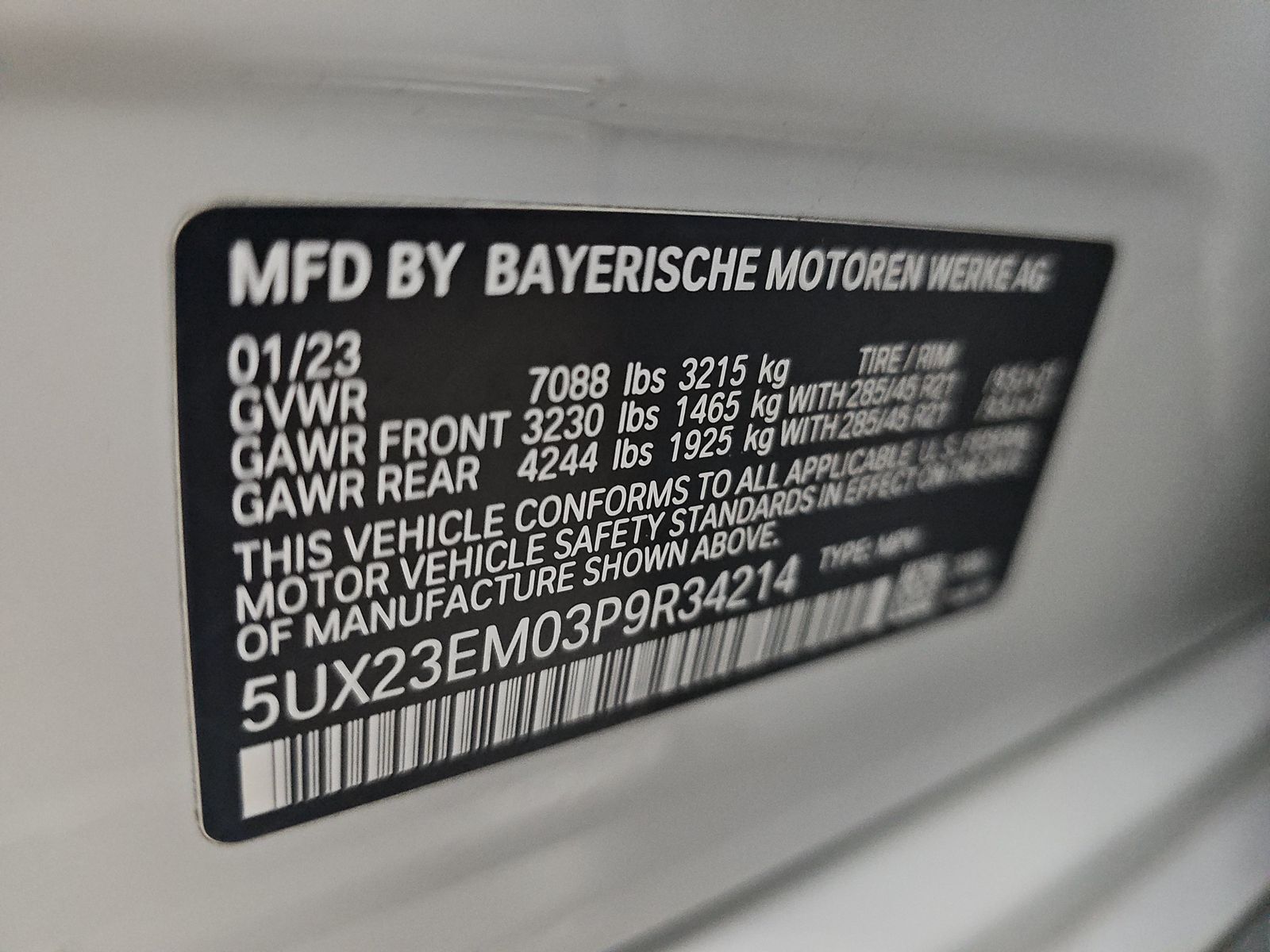 2023 BMW X7 xDrive40i AWD