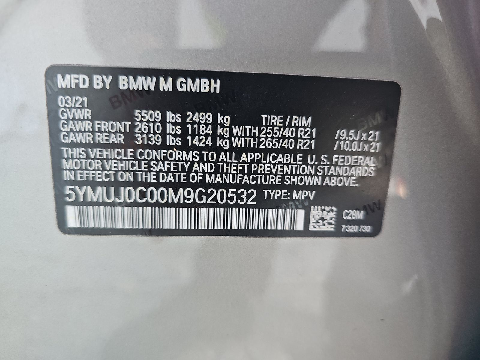 2021 BMW X4 M Base AWD