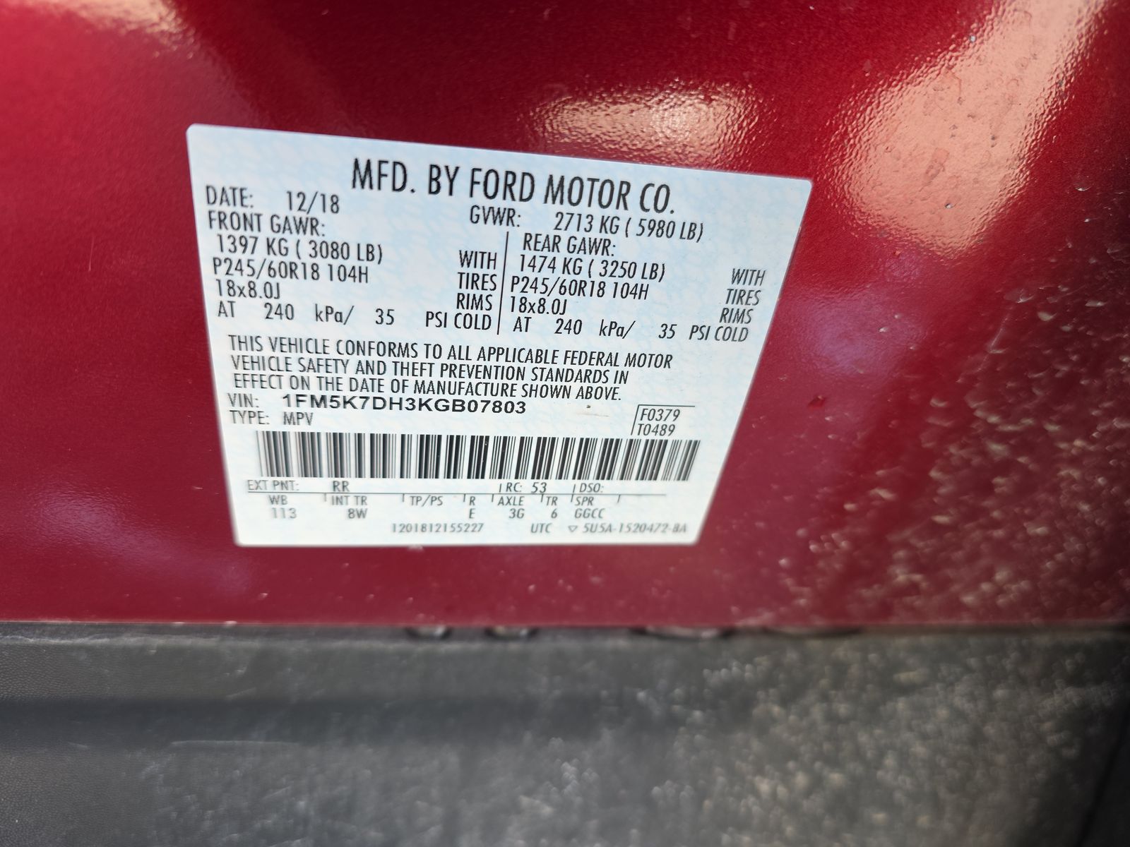 2019 Ford Explorer XLT FWD