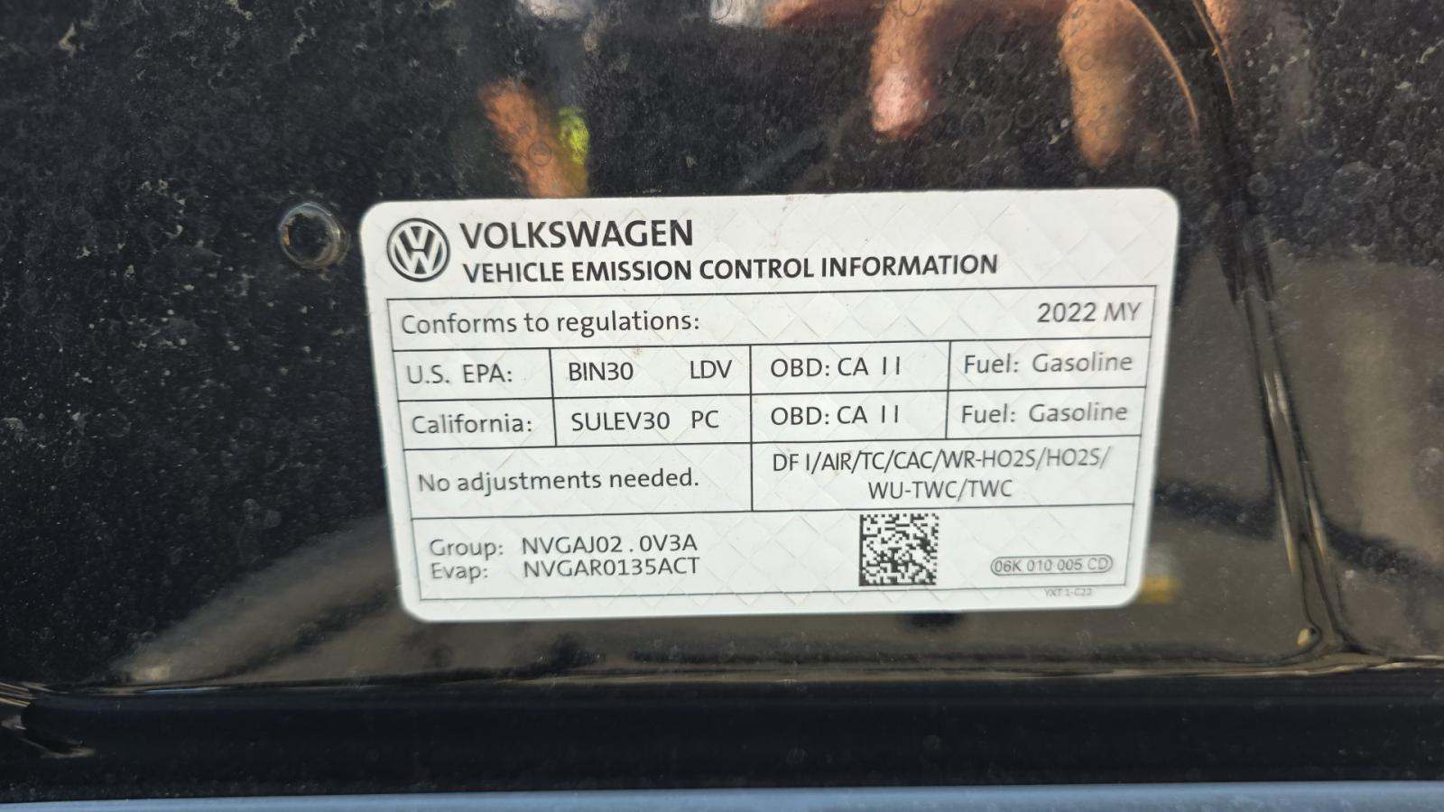2022 Volkswagen Tiguan 2.0T S FWD