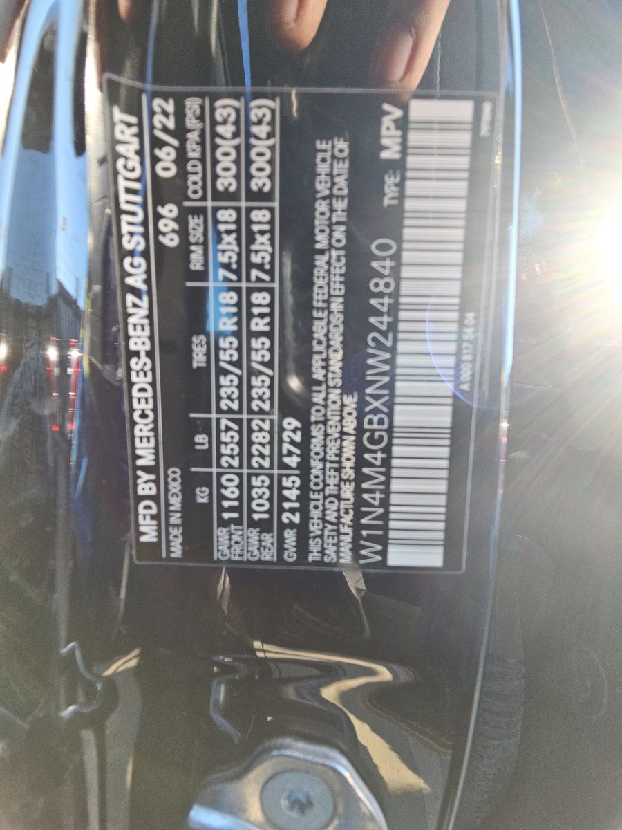 2022 Mercedes-Benz GLB GLB 250 FWD