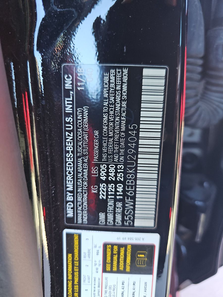 2019 Mercedes-Benz C-Class AMG C 43 AWD