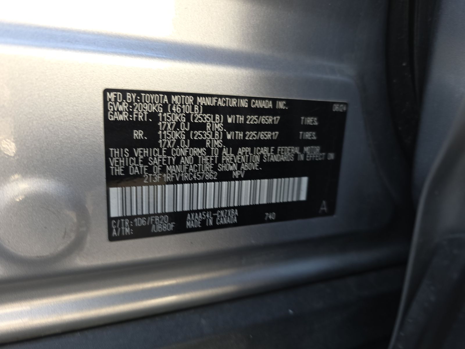 2024 Toyota RAV4 LE AWD