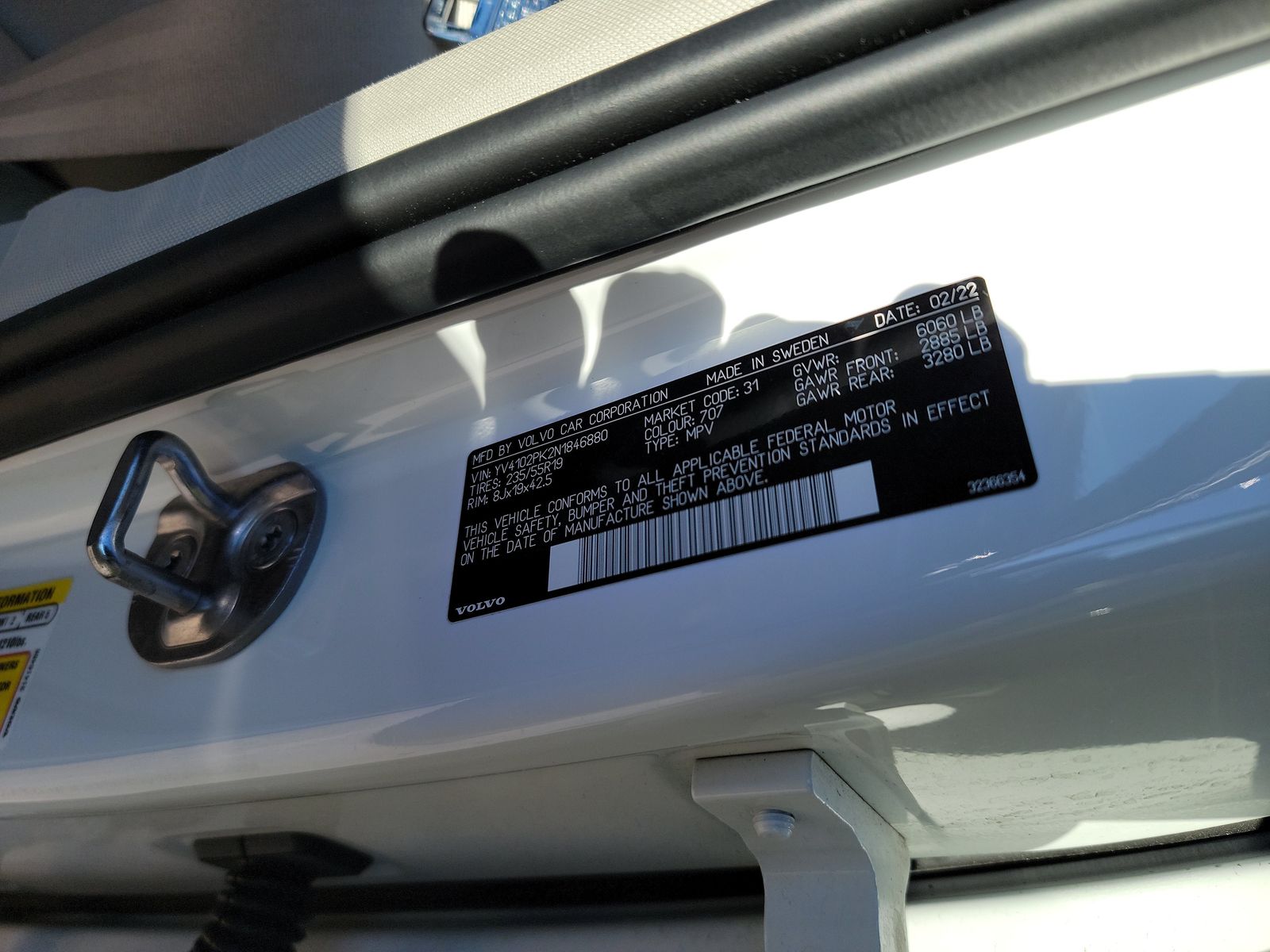 2022 Volvo XC90 T5 Momentum AWD