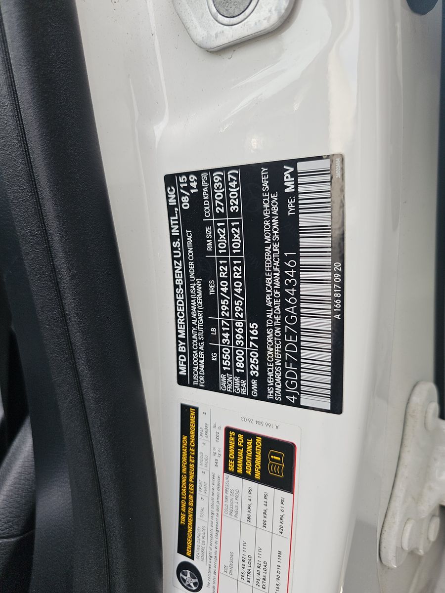 2016 Mercedes-Benz GL-Class GL 550 AWD