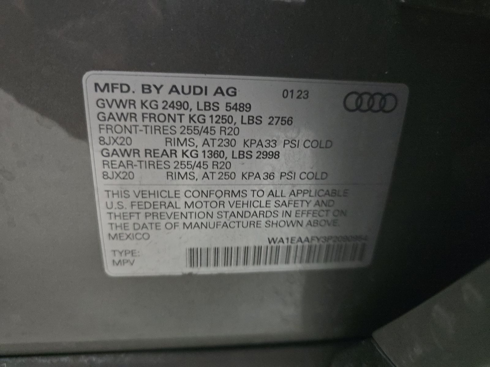 2023 Audi Q5 S line Premium Plus AWD