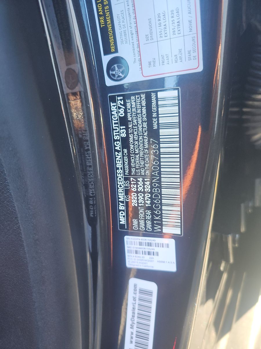 2022 Mercedes-Benz S-Class S 500 AWD