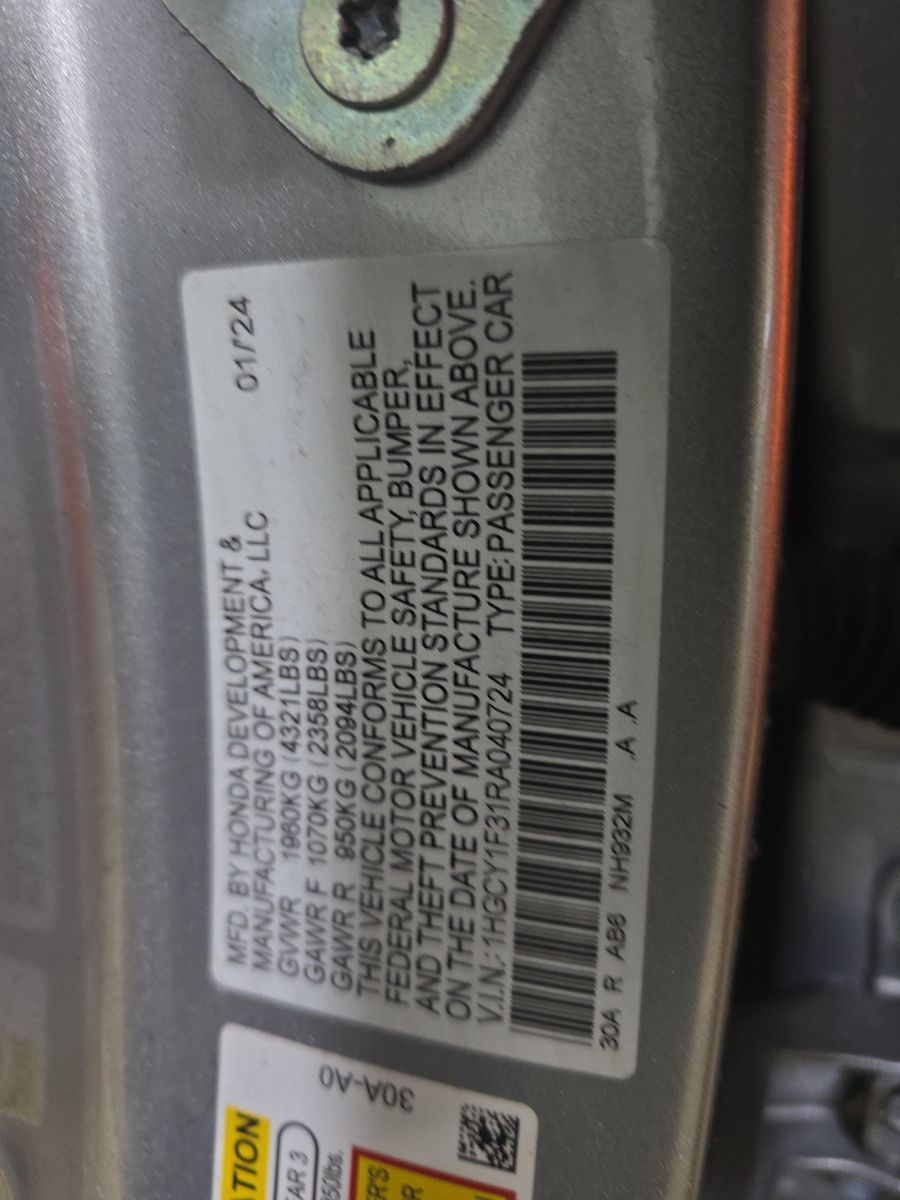 2024 Honda Accord EX FWD