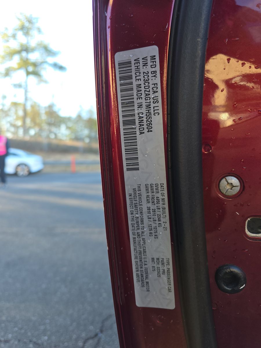 2021 Dodge Challenger SXT RWD