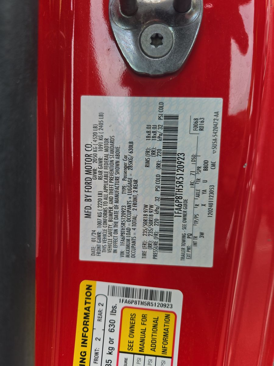 2024 Ford Mustang EcoBoost Premium RWD