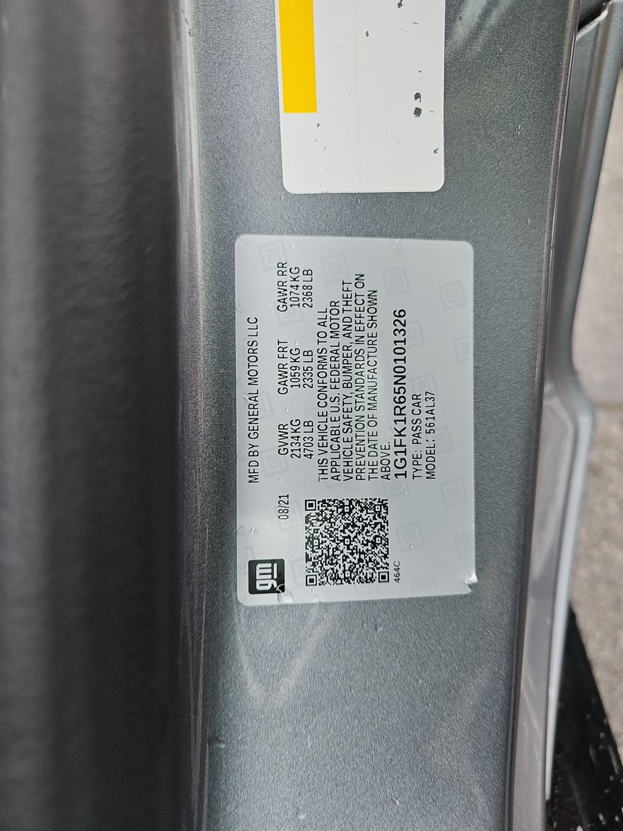 2022 Chevrolet Camaro ZL1 RWD