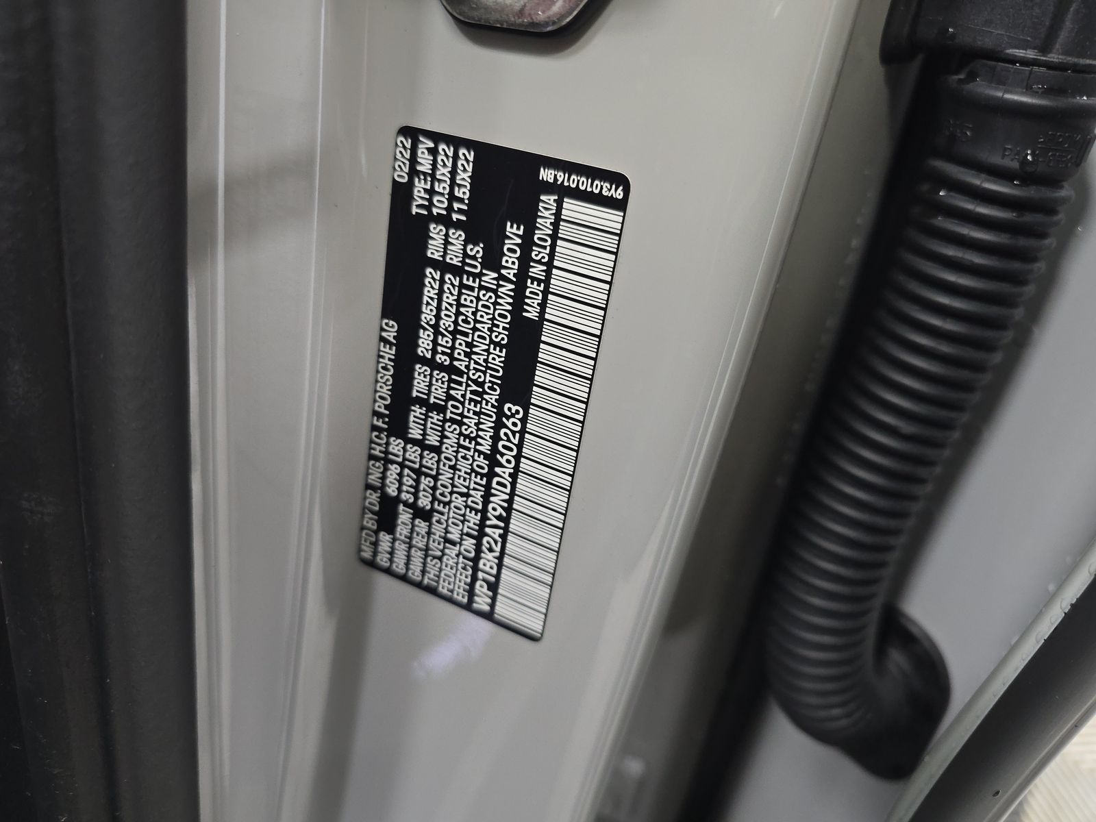 2022 Porsche Cayenne Turbo GT AWD