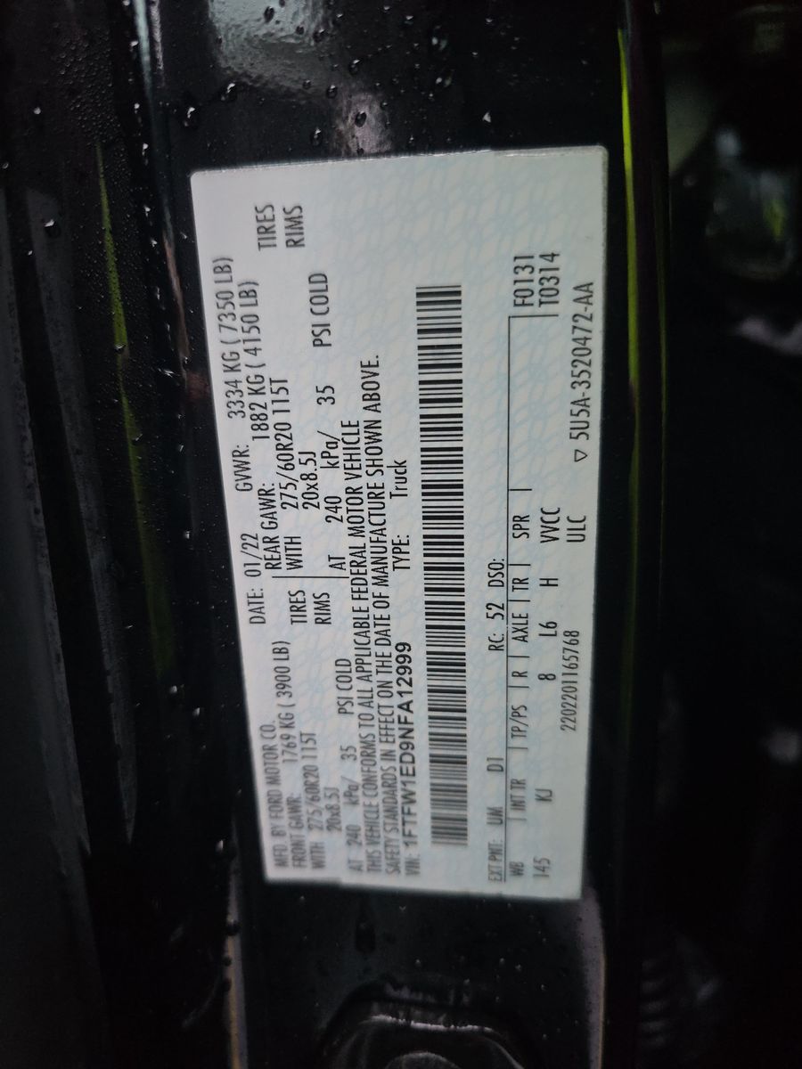 2022 Ford F-150 Hybrid King Ranch AWD