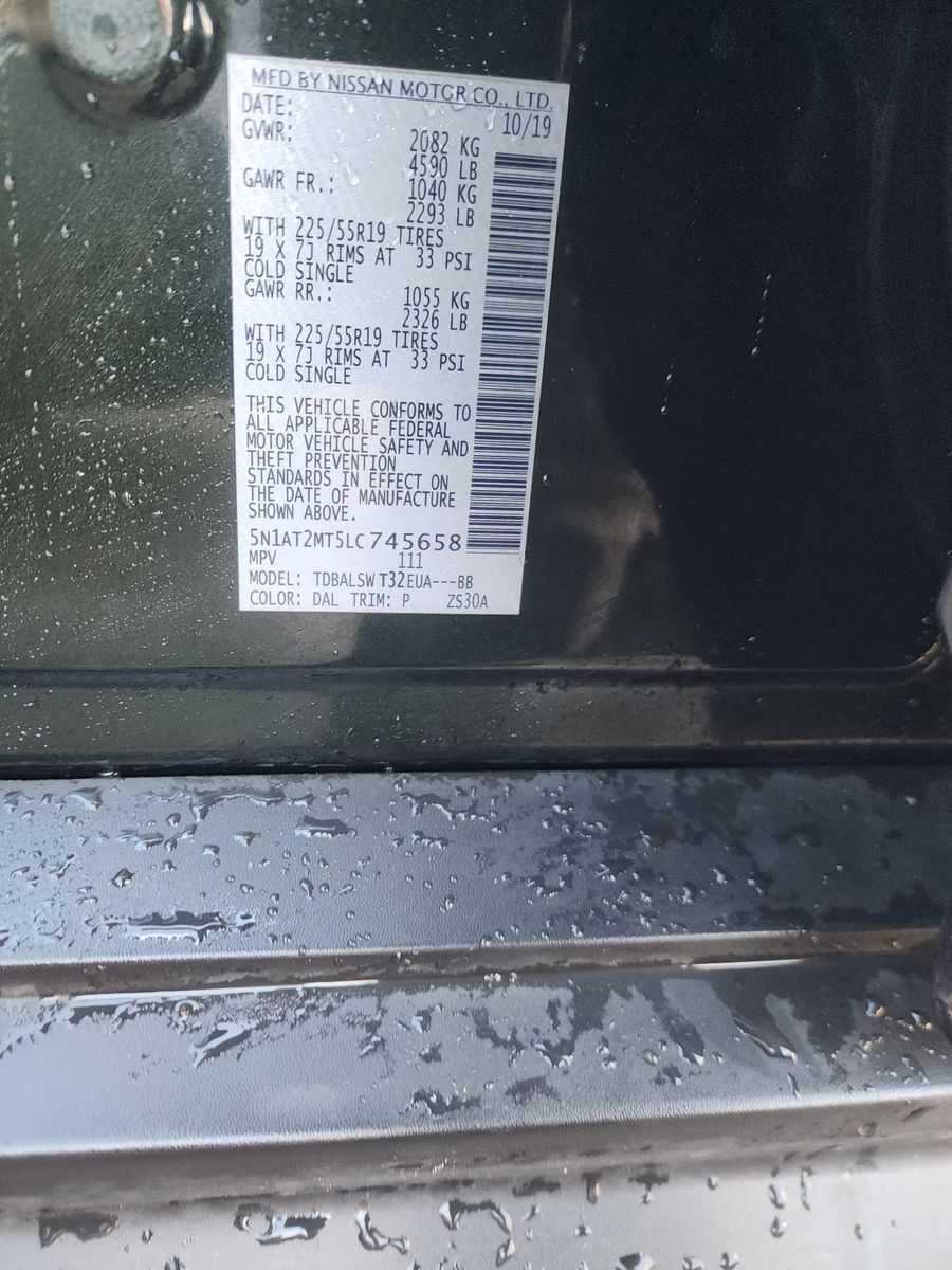 2020 Nissan Rogue SL FWD