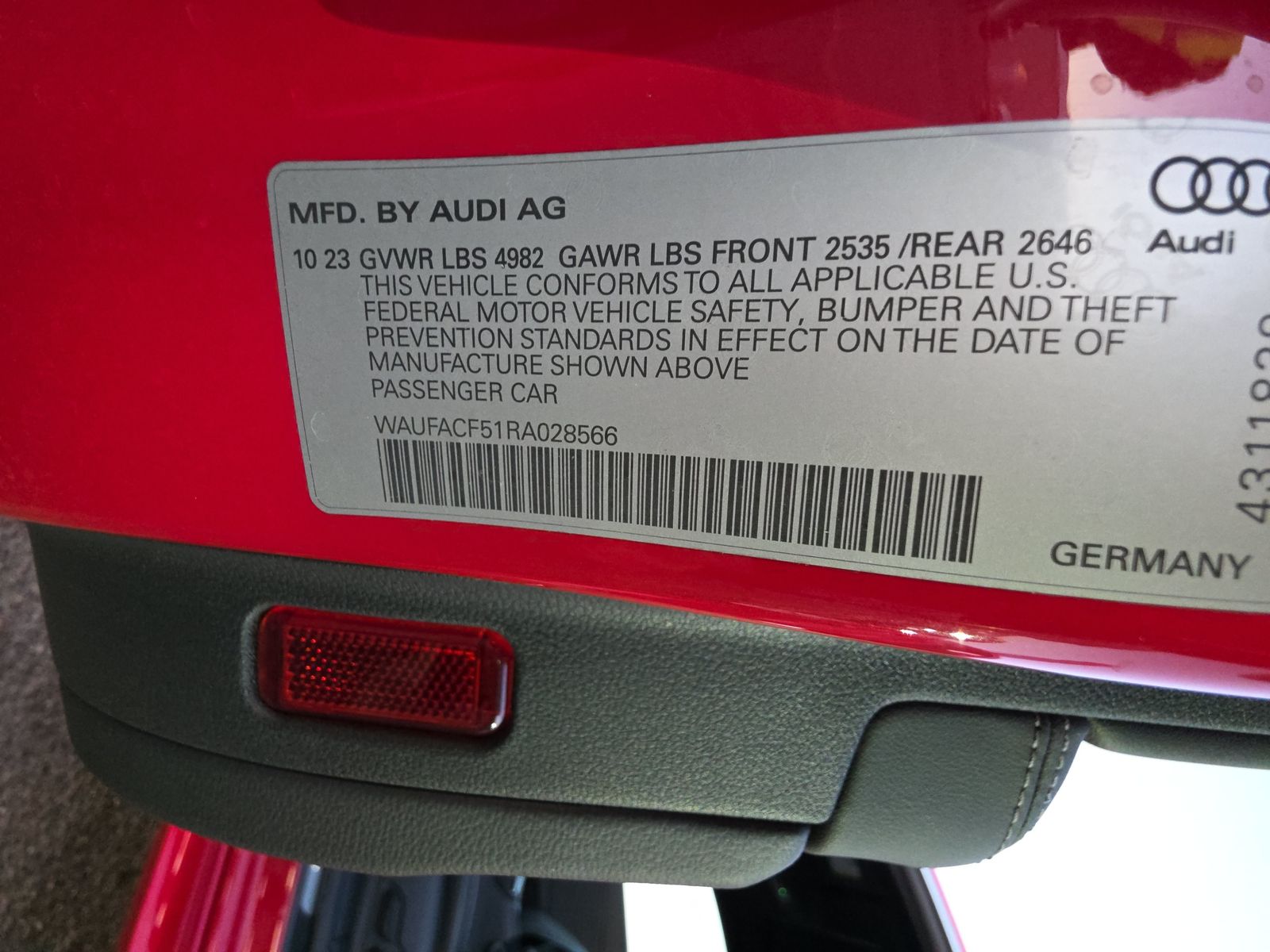 2024 Audi A5 S Line Premium Plus AWD