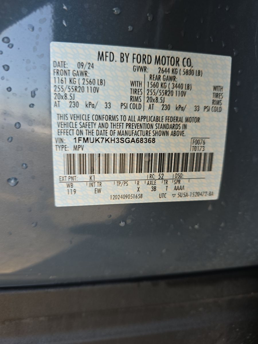 2025 Ford Explorer ST-Line RWD