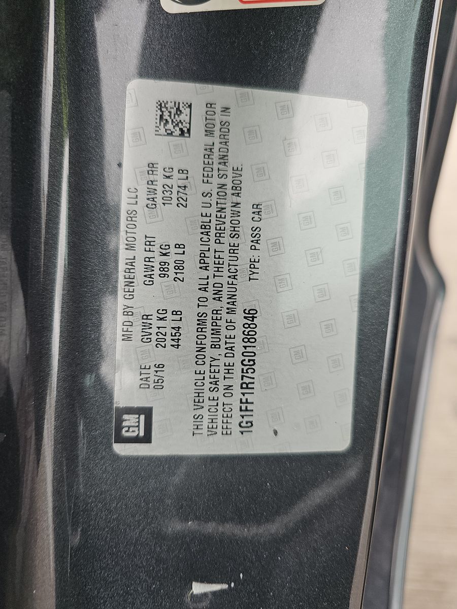 2016 Chevrolet Camaro 1SS RWD