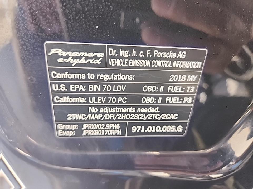 2018 Porsche Panamera E-Hybrid 4 AWD