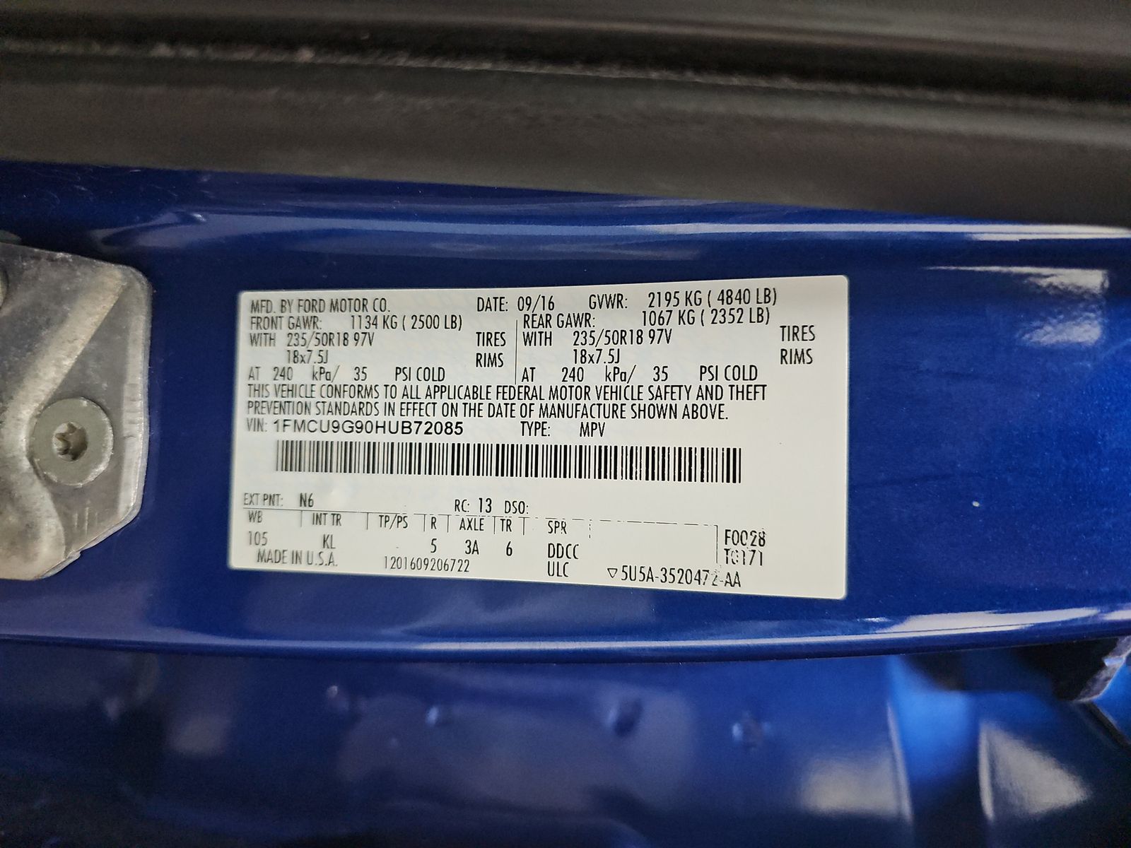 2017 Ford Escape SE AWD