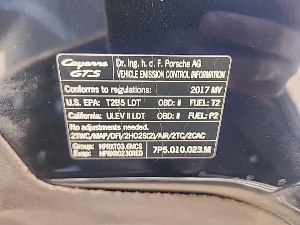 2017 Porsche Cayenne GTS AWD