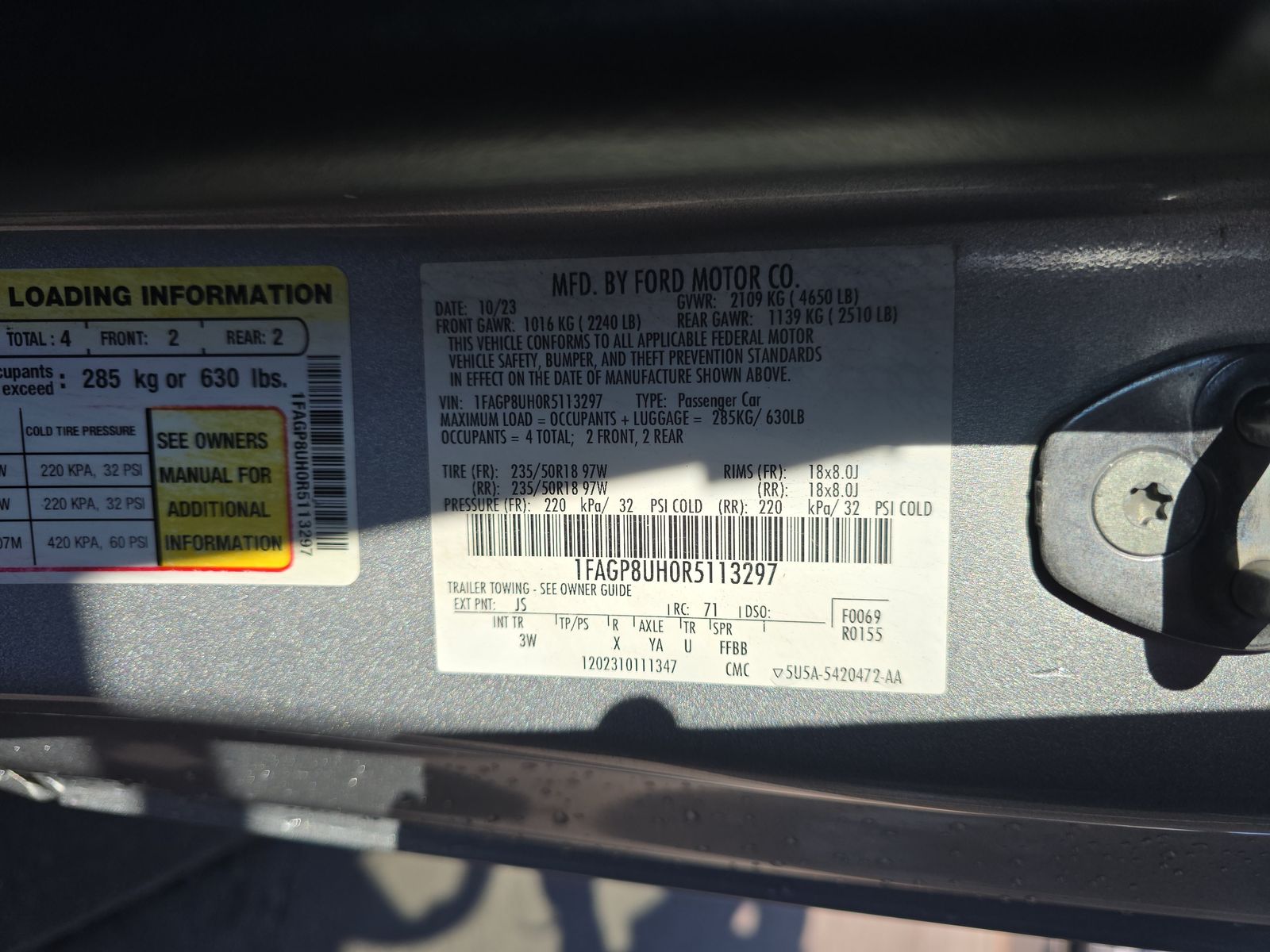 2024 Ford Mustang EcoBoost Premium RWD
