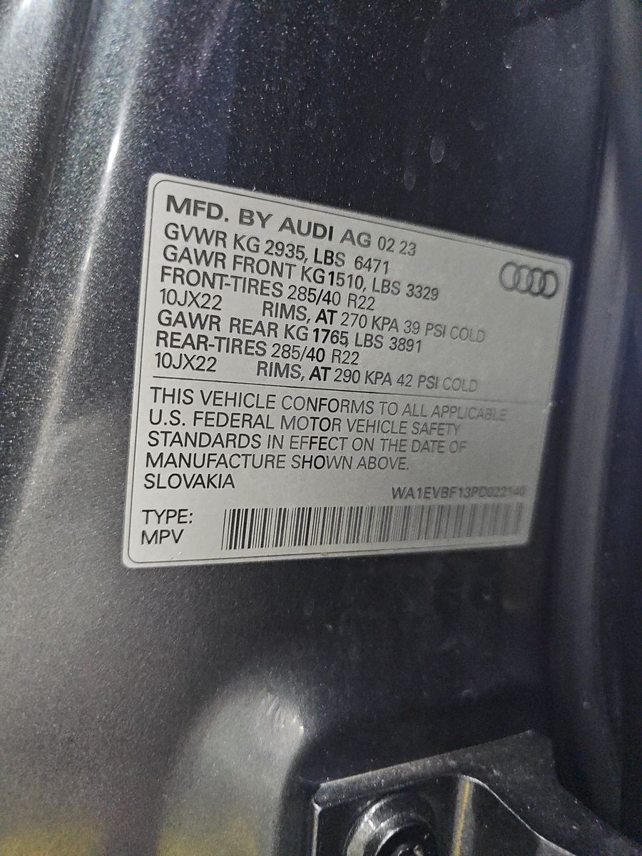 2023 Audi Q8 Premium Plus AWD