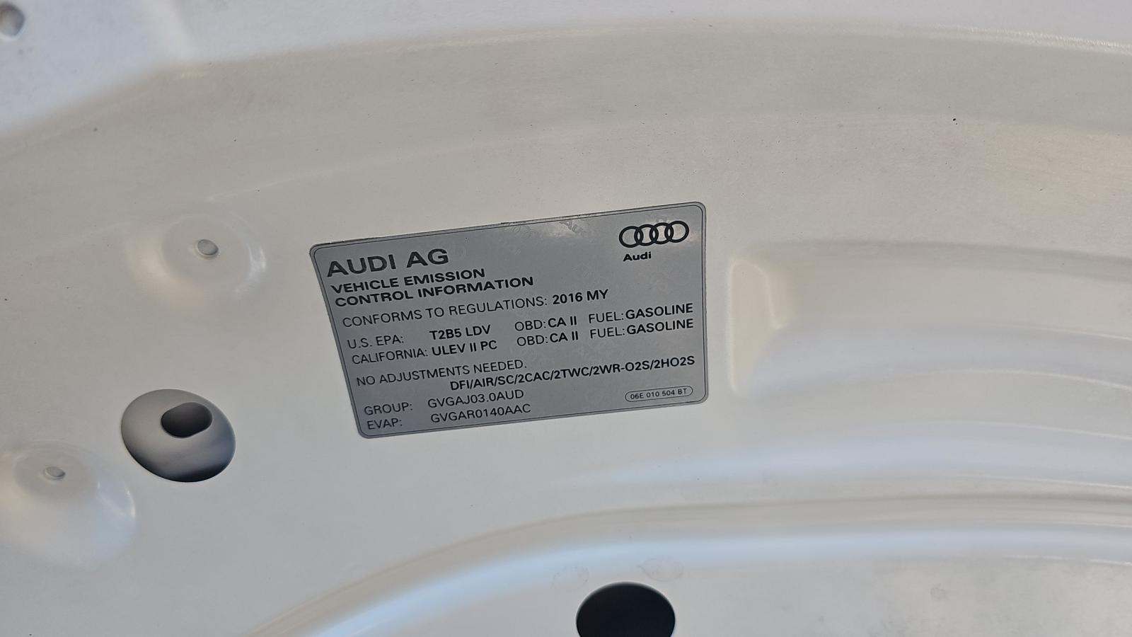 2016 Audi S5 Premium Plus AWD