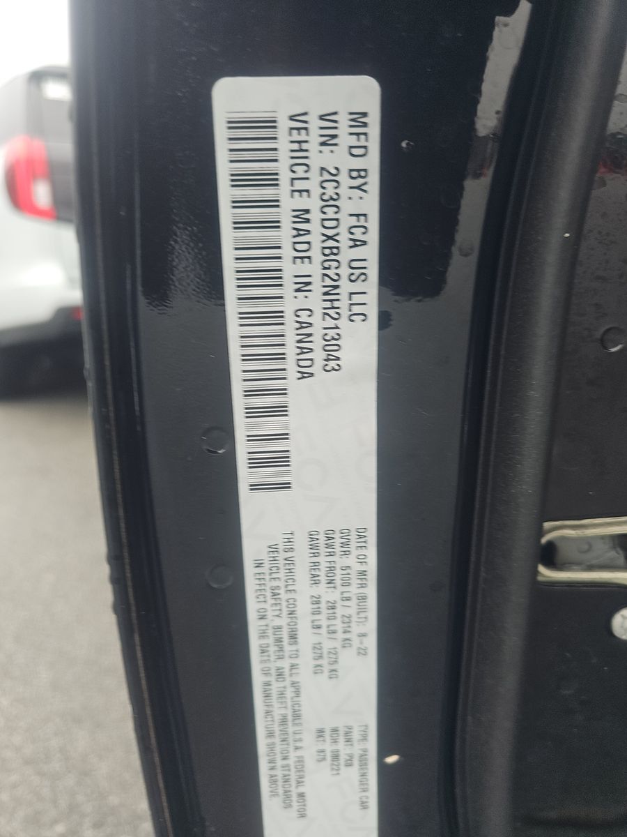 2022 Dodge Charger SXT RWD