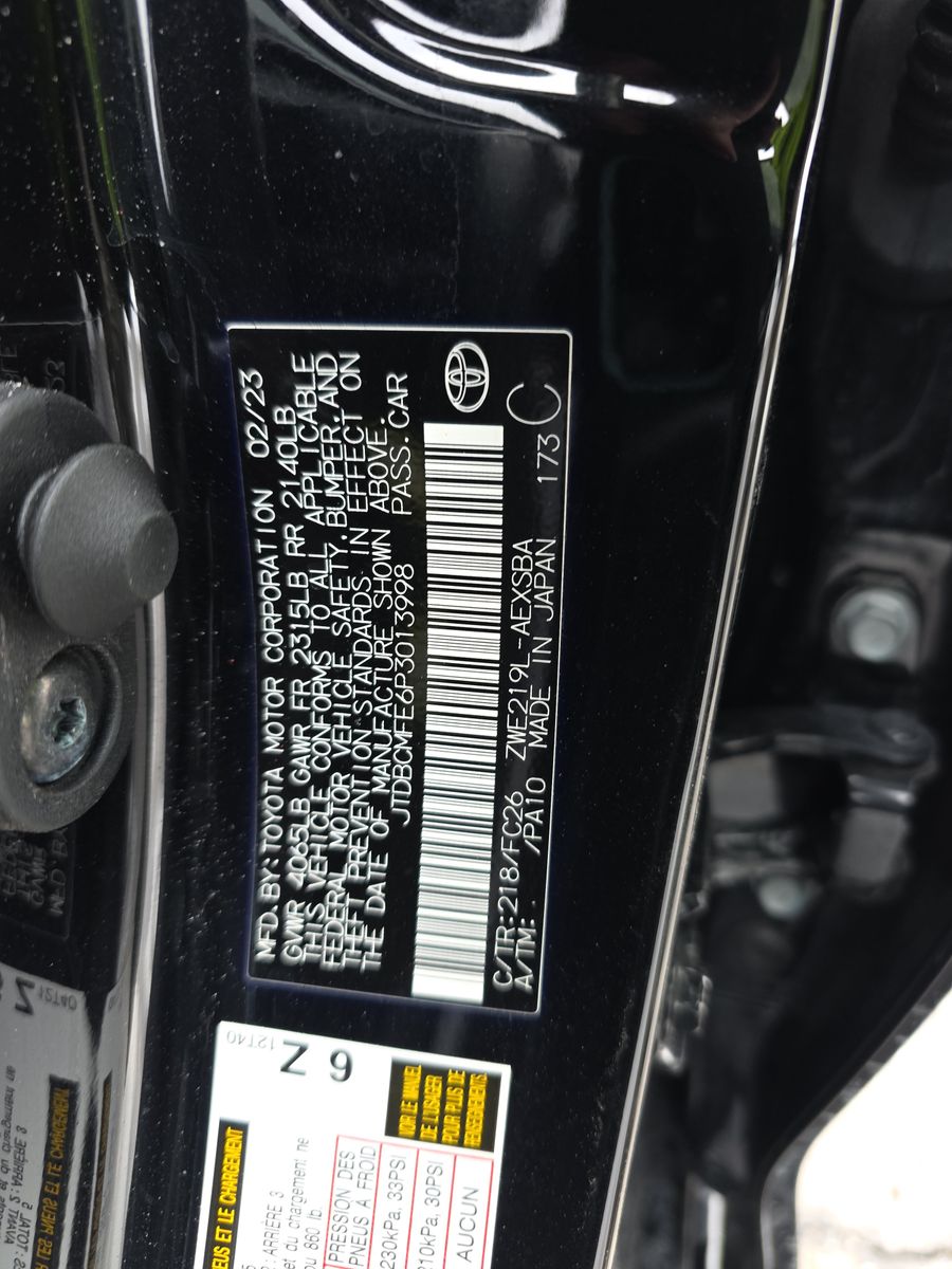 2023 Toyota Corolla Hybrid SE FWD