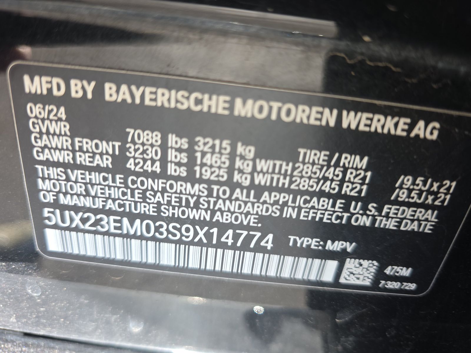 2025 BMW X7 xDrive40i AWD