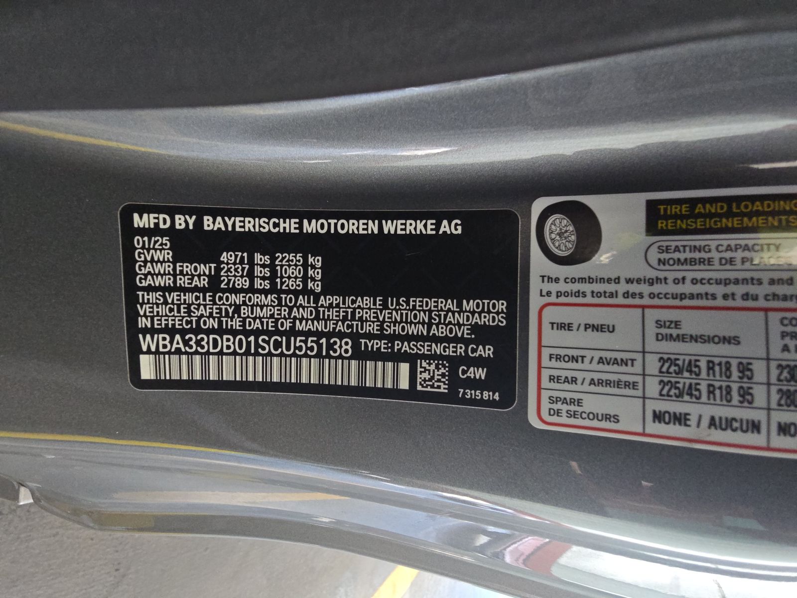 2025 BMW 4 Series 430i RWD