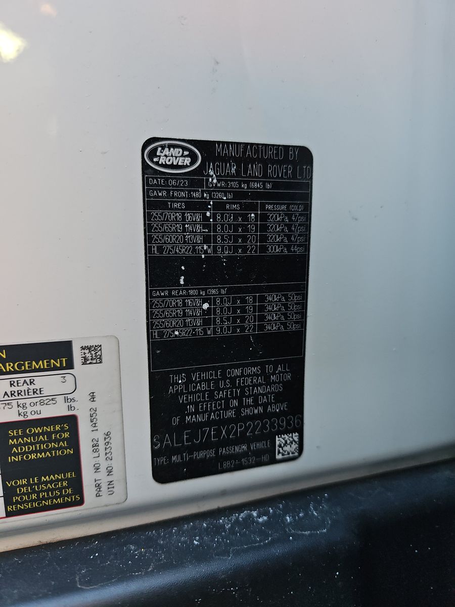 2023 Land Rover Defender 110 30th Anniversary Edition AWD