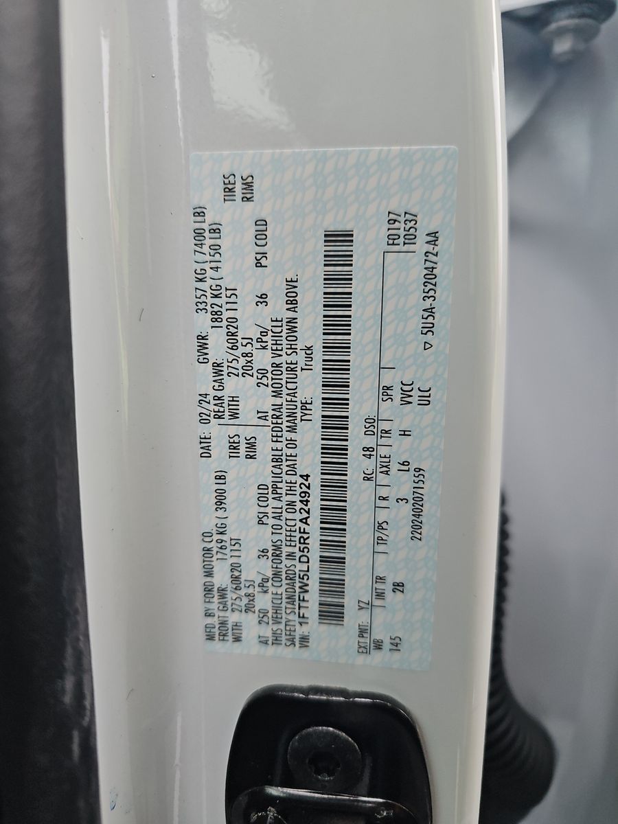 2024 Ford F-150 Hybrid Lariat AWD