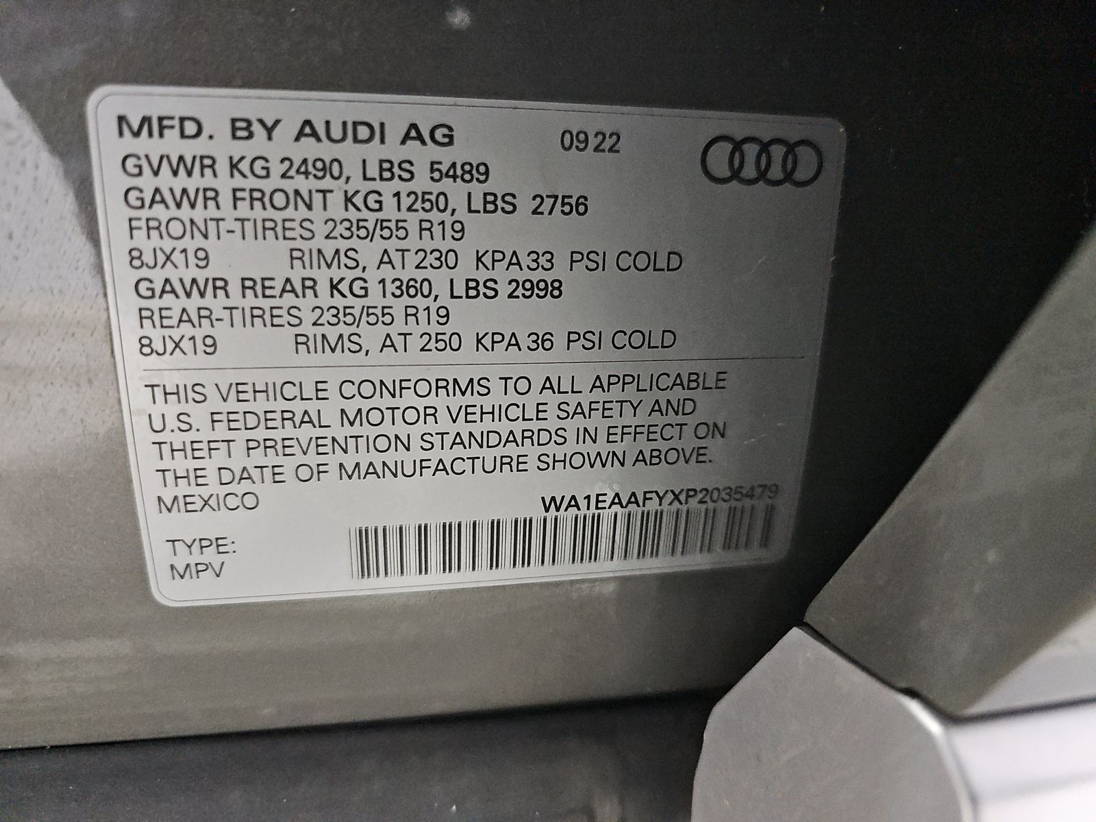 2023 Audi Q5 S line Premium Plus AWD