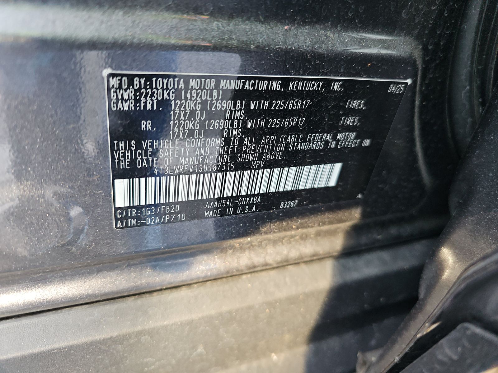 2025 Toyota RAV4 Hybrid LE AWD