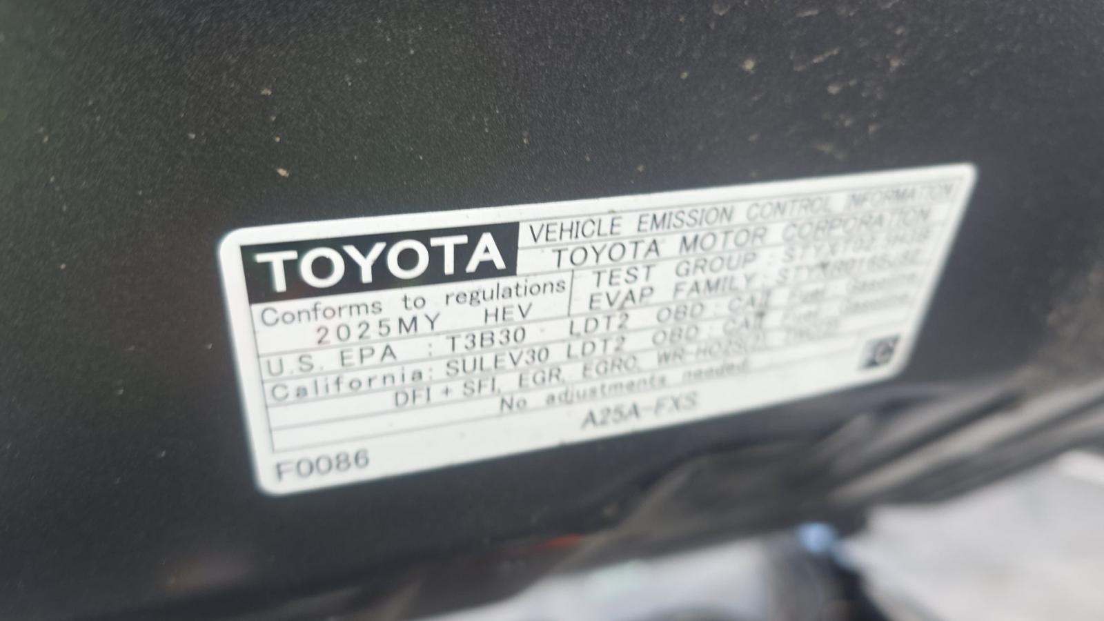 2025 Toyota RAV4 Hybrid LE AWD