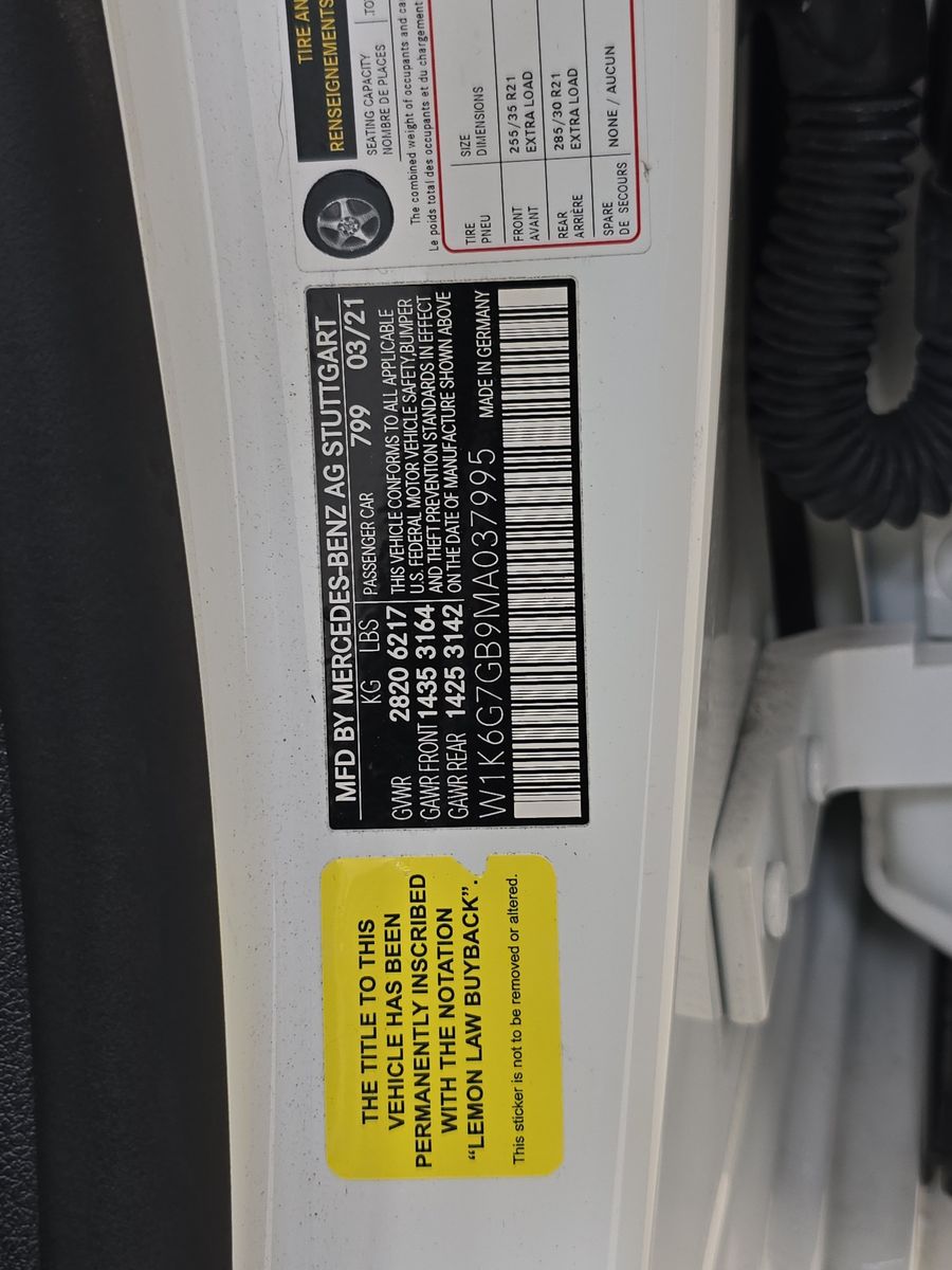 2021 Mercedes-Benz S-Class S 580 AWD