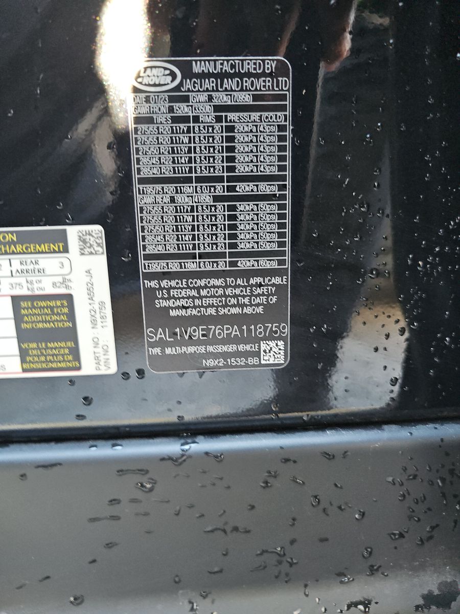 2023 Land Rover Range Rover Sport First Edition AWD