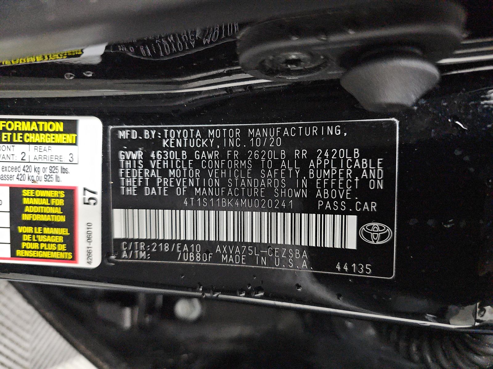 2021 Toyota Camry SE AWD