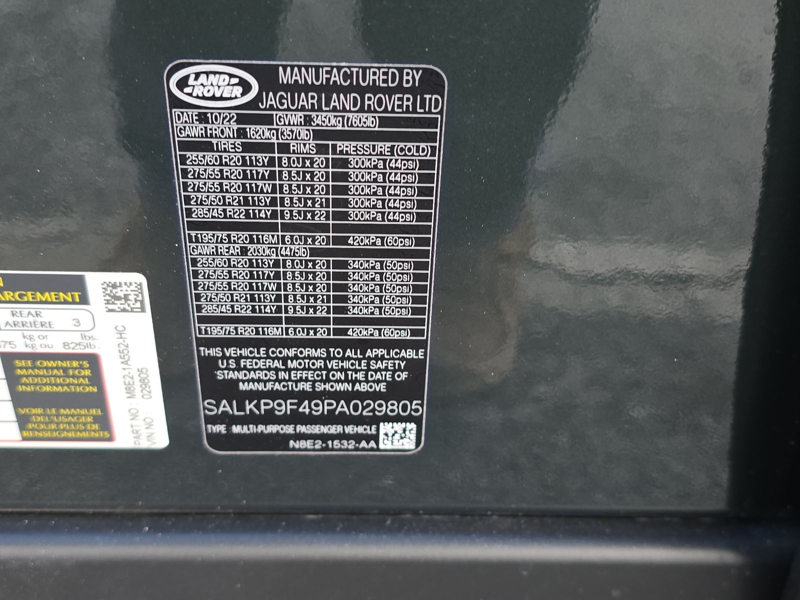 2023 Land Rover Range Rover Plug-In Hybrid SE AWD