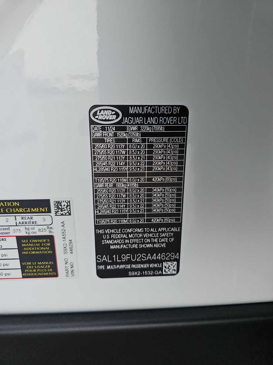 2025 Land Rover Range Rover Sport Dynamic SE AWD