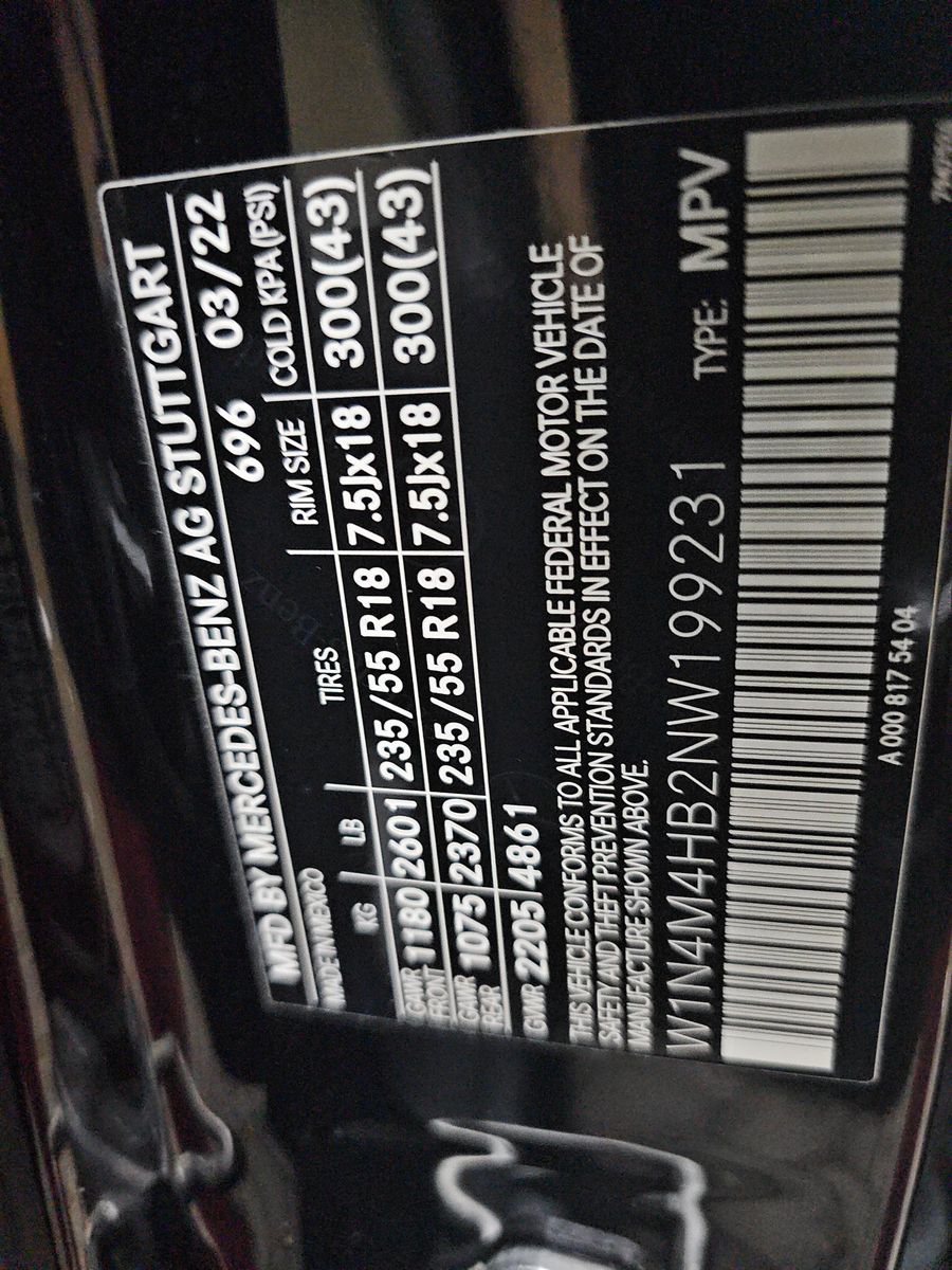 2022 Mercedes-Benz GLB GLB 250 AWD