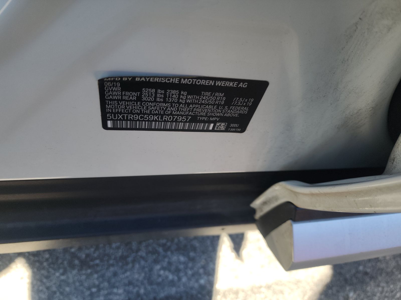 2019 BMW X3 xDrive30i AWD