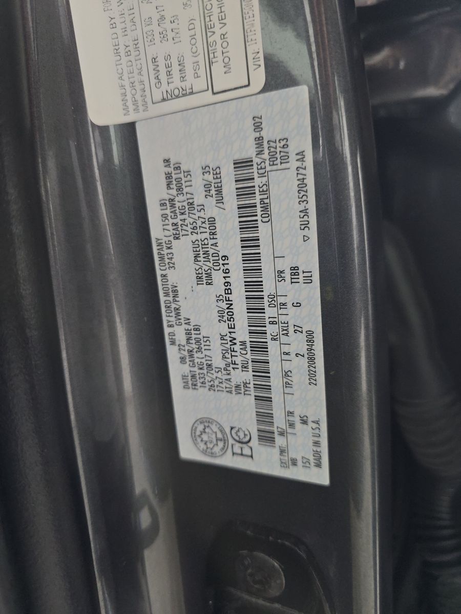 2022 Ford F-150 XLT AWD