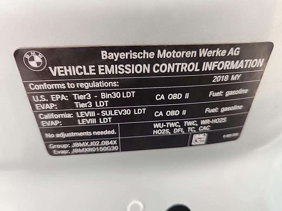 2018 BMW X3 xDrive30i AWD