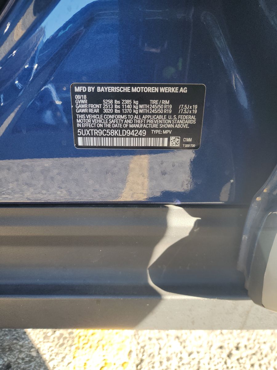 2019 BMW X3 xDrive30i AWD