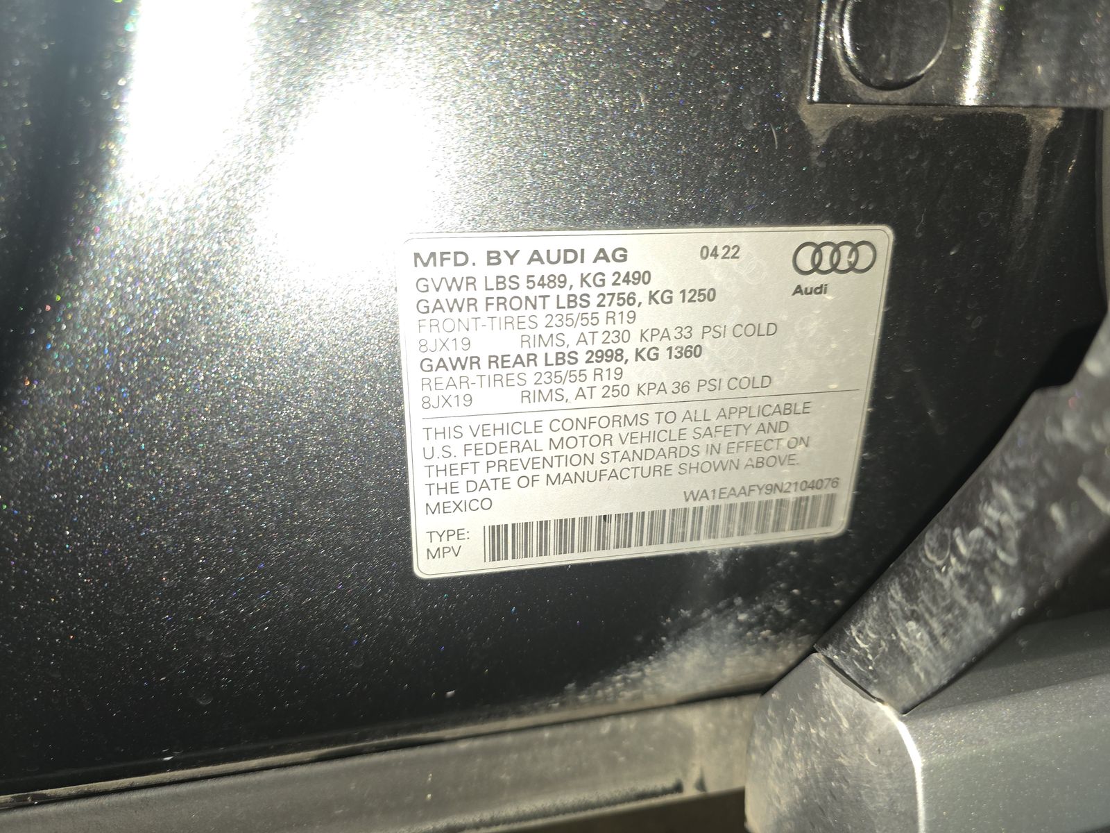 2022 Audi Q5 S line Premium Plus AWD