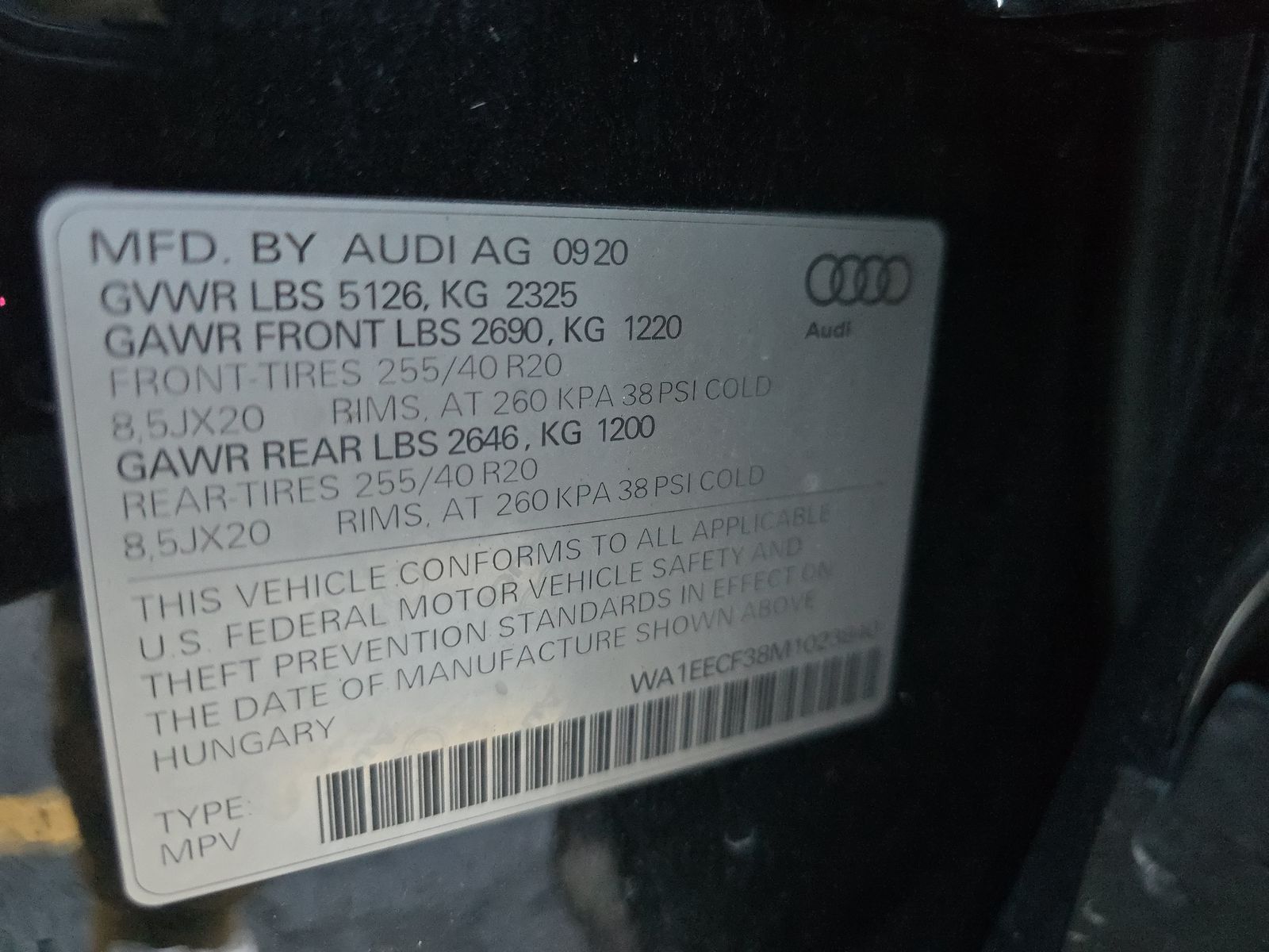 2021 Audi Q3 2.0T Premium Plus AWD